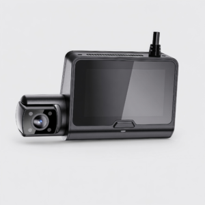3-Channel 4G Fleet Dash Camera with Built-In Display and Optional GPS