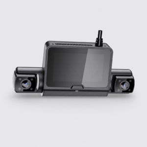 4-Channel 4G Fleet Dash Camera with Built-In Display and Optional GPS